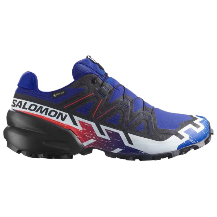 Salomon Speedcross 6 GORE-TEX Equipe Comfortable Durable Trail Running Shoes Unisex sneaker Blue Black 479828