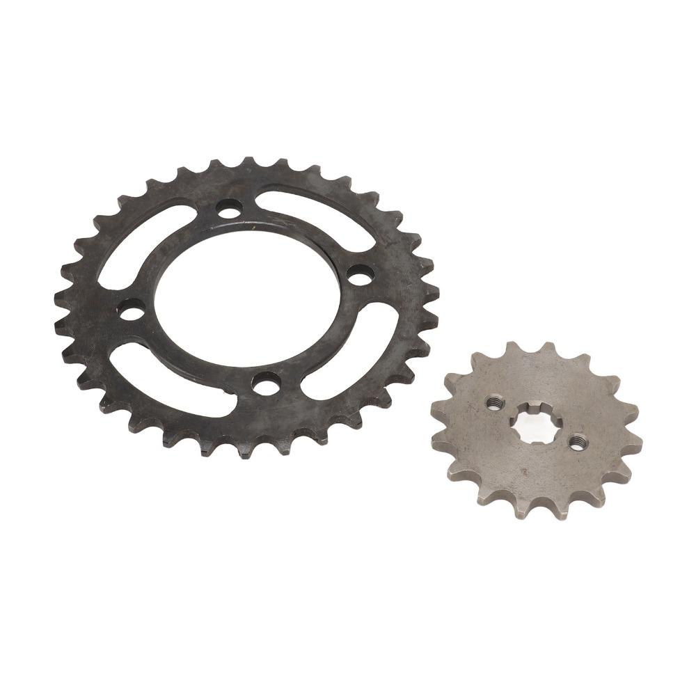 420 Pitch Drive Sprocket Kit Steel Motorcycle Sprocket Set Durable Chain Sprocket Kit  for Bikes