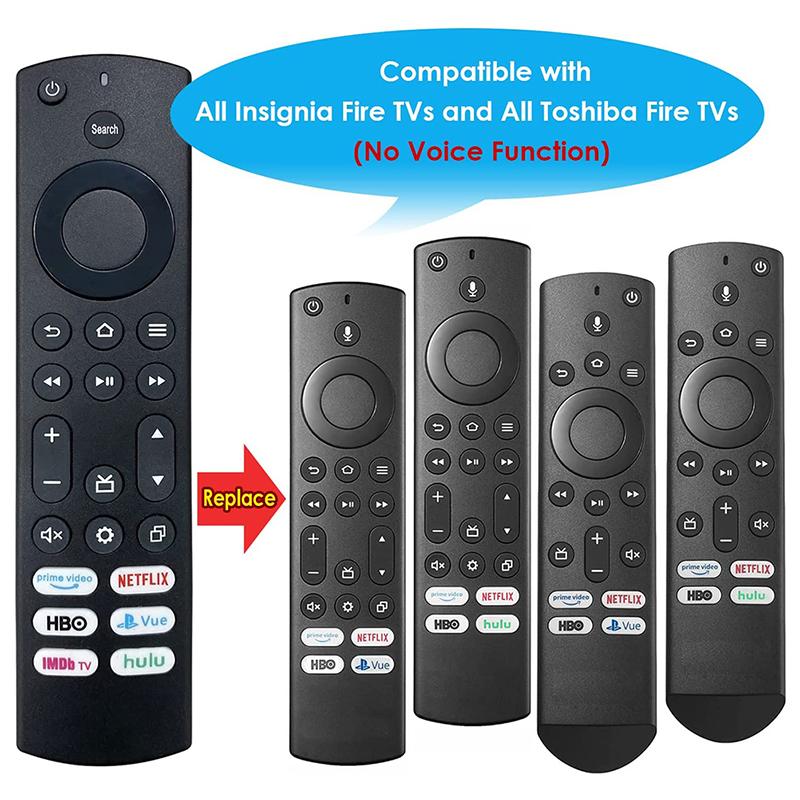 Universal Replacement Ir Remote Control For Toshiba Insignia Fire Smart Tv Ct-Ru1Us-21 Ns-Rcfna-21 Ns-Rcfna-20 Ct-Rc1Us-19