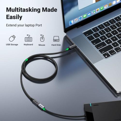 UGREEN USB-C Extension Cable Extension Cord PD Compatible 100W/5A Fast Charging USB3.2 Gen2 (10Gbps) High Speed ??Data Transfer [4K@60Hz Compatible] T