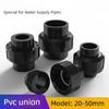 Aquarium PVC Quick Connect Water Inlet & Outlet Pipe Union Joint  Fish Tank Supply Drain Fitting PVC Pipe Coupler Adapter New