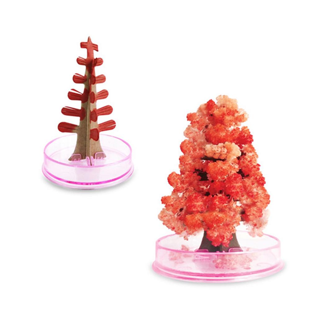 Mini Crystallized Christmas Tree Interesting Romantic Growing Blossoming Christmas Tree 2024 Kids Children Funny Gifts Handmade