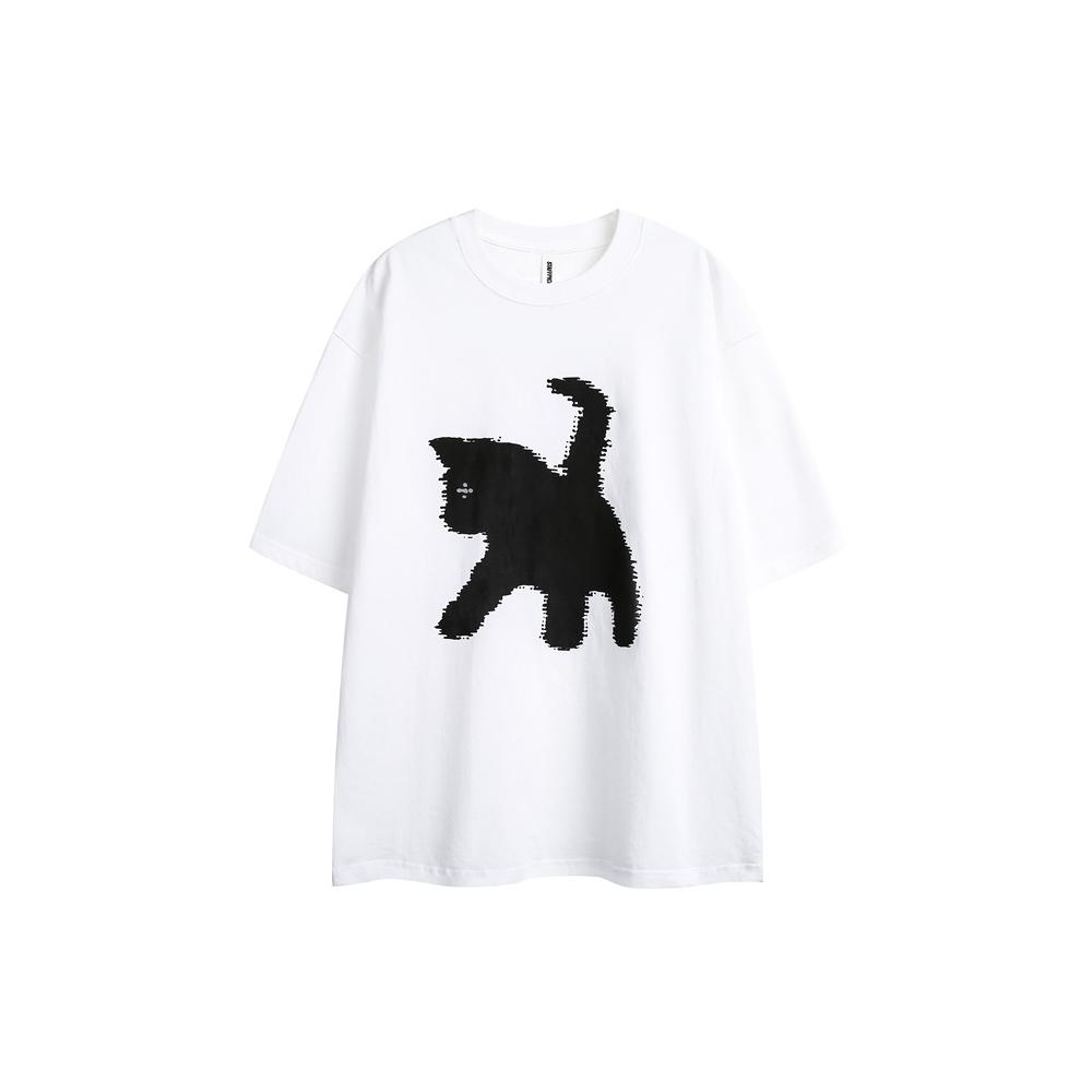 Y2k Casual Tops Female Clothes Girls Korean Fashion Blouse Kawaii Harajuku Streetwear Pet Dogs Cats Graphic Tees Women's T-shirt