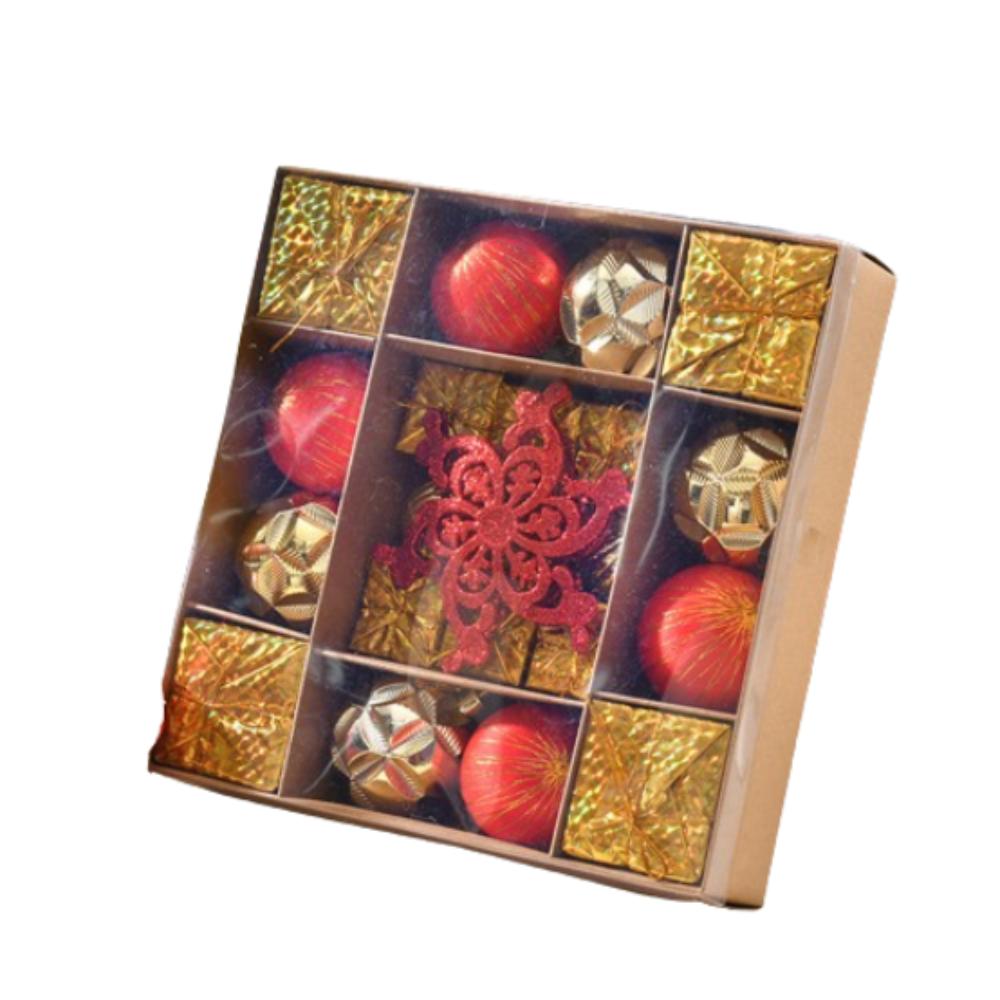 Electroplated Christmas Hanging Balls Set Plastic Xmas Tree Pendants Merry Christmas Decoration