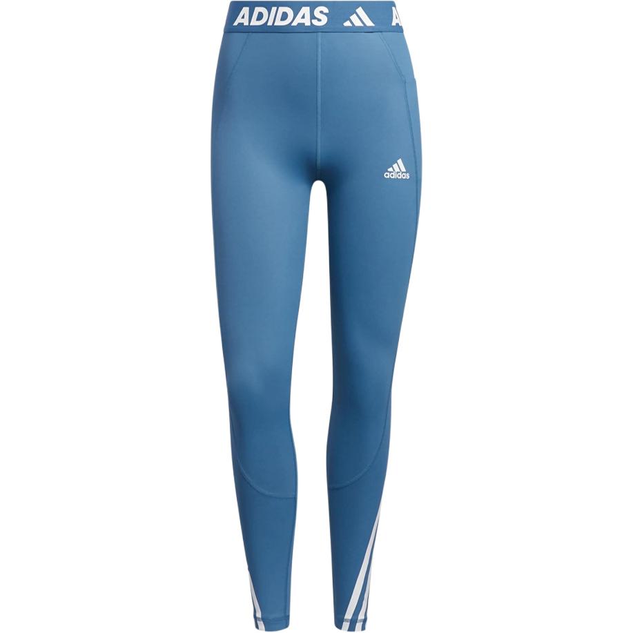 

Adidas Полосатые спортивные штаны с буквенным принтом и логотипом Женские брюки синие HD4493 S