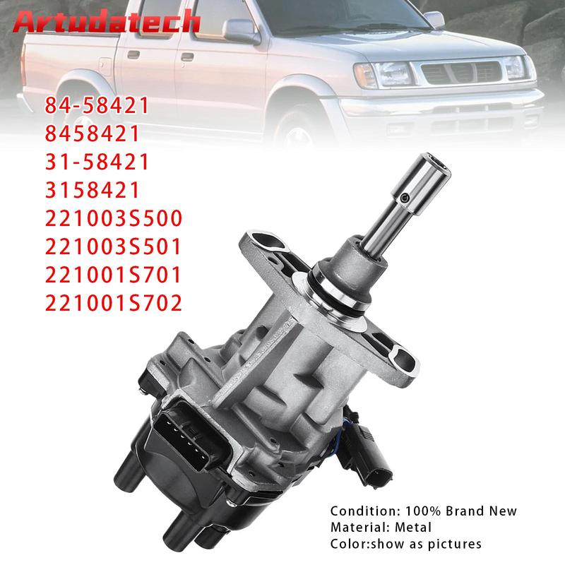 Artudatech Распределитель зажигания с крышкой и бегунком Для Nissan Frontier Xterra 2000-2004 L4 2.4L Автоаксессуары