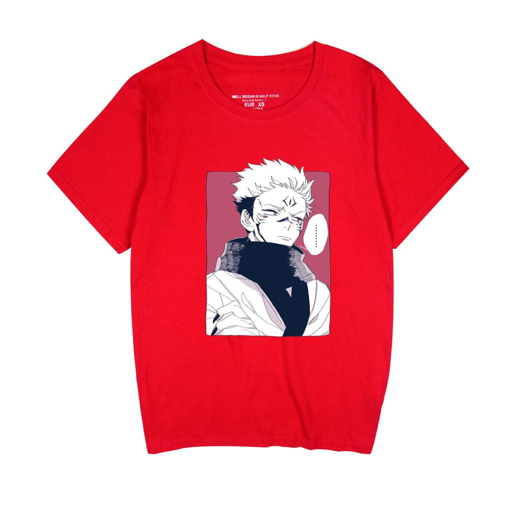 Jujutsu Kaisen Shirts Round Neck Short Sleeve Funny Clothes Jujutsu Kaisen Printed Unisex T-Shirt