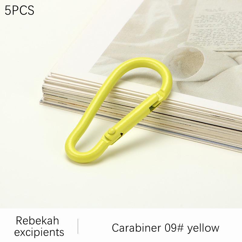 5 szt. Karabińczyk wspinaczkowy Pierścień sprężynowy Stop Otwierany Brelok Paski Części Zawieszka Klamra Zatrzaskowa Klips Hak spustowy