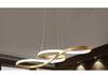 LED Musical Note Pendant Light - Modern, Irregular Design for Living Room, Restaurant, or Nordic Dining Spaces