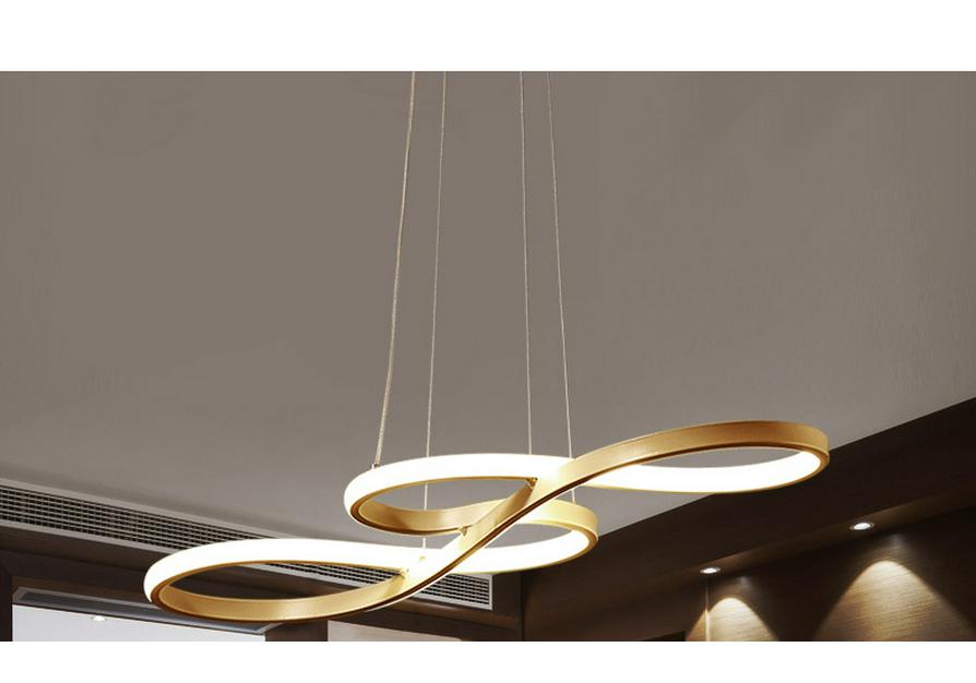 LED Musical Note Pendant Light - Modern, Irregular Design for Living Room, Restaurant, or Nordic Dining Spaces