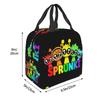 Custom S-Sprunkies Lunch Bag Women Cooler Warm Insulated Lunch Boxes for Adult Office