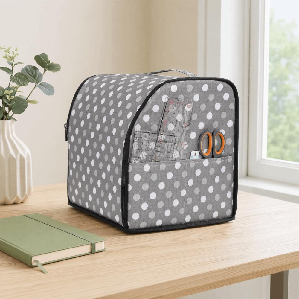 Soft Lined Overlock Machine Protective Cover Protective Case for Singer/Brother Tool Organization