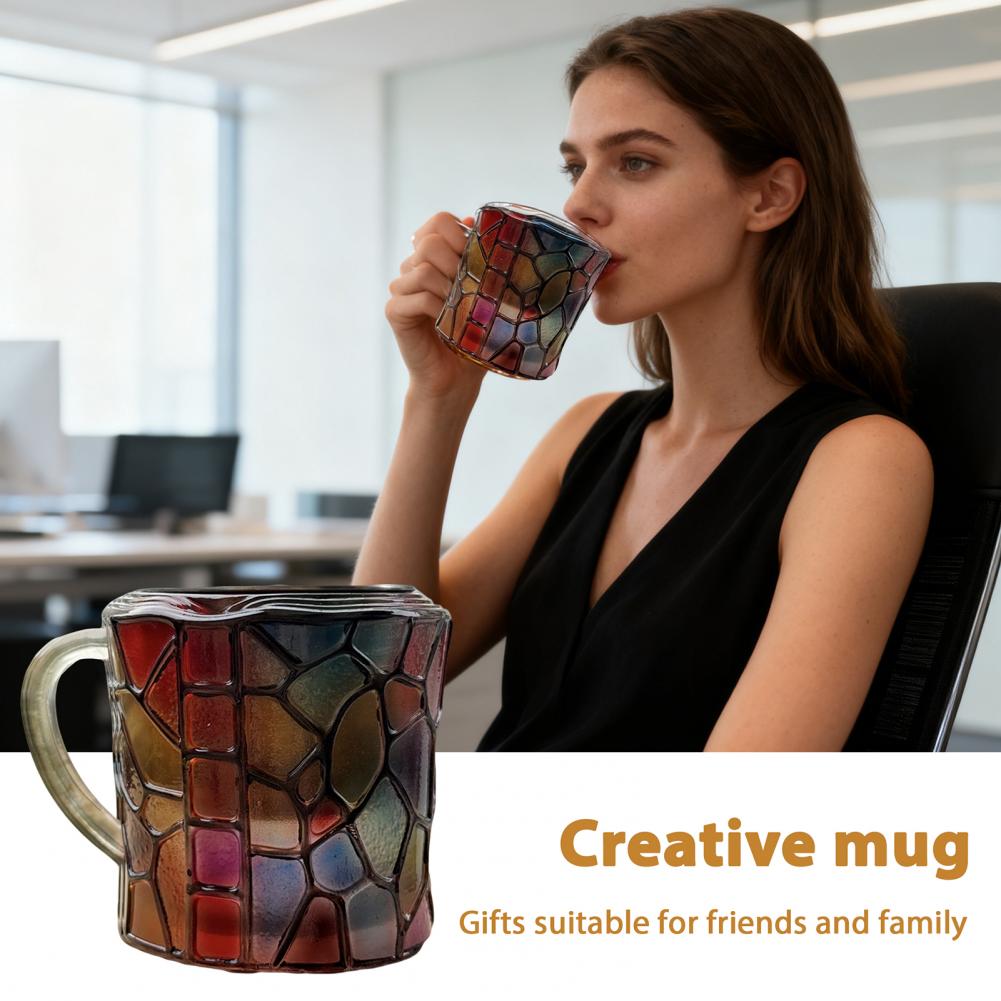 Painted Book Mug 3D Book Stacking Mug Hand-Drawn Literary Coffee Cup for Book Lovers Teachers Librarians Creative Gift