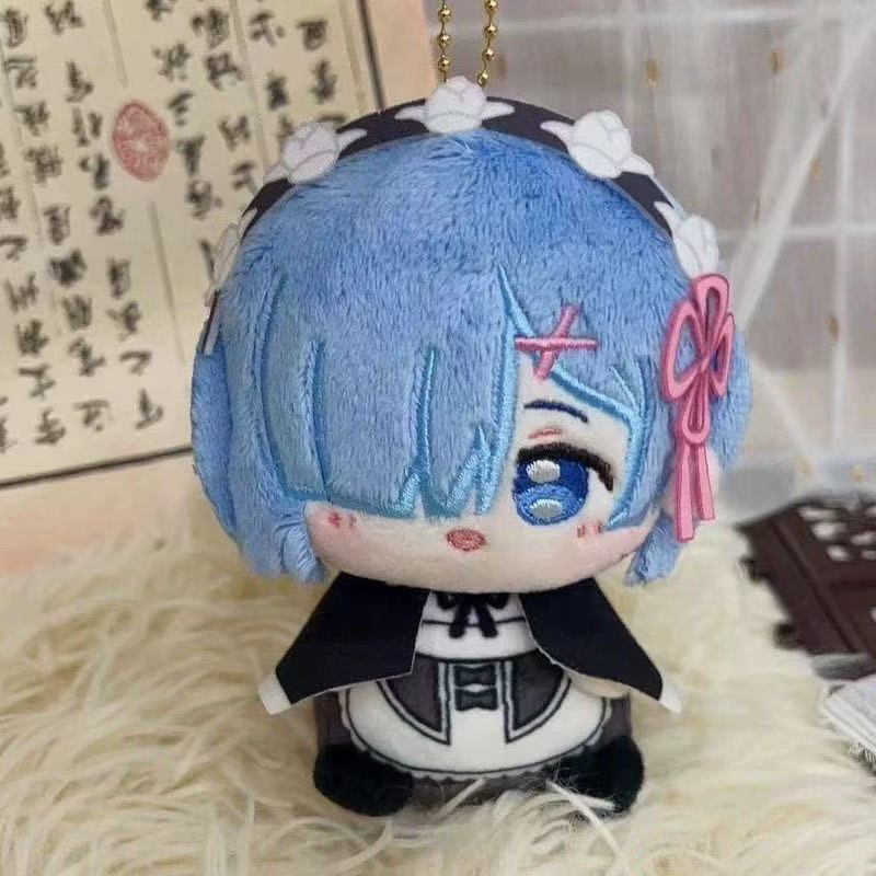 Kawaii Different World From Zero Peluche Bambola Rem Anime Cosplay Ciondolo Portachiavi Figura Cartone Animato Peluche Giocattolo Regalo di Compleanno per Bambini
