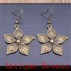 Mandala Pattern Drop Earrings Dangle Drop Earrings For Women Jewelry Making Wholesale
