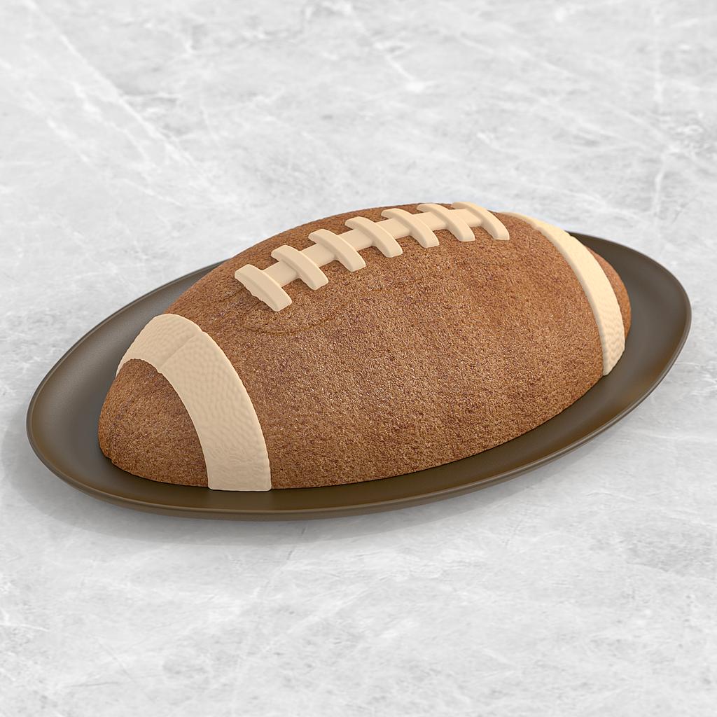 3D Rugby Cake Mold Nonstick Silicone Soccer Cake Mold Chocolate Mold Rugby Sports Season Party Baking Supplies