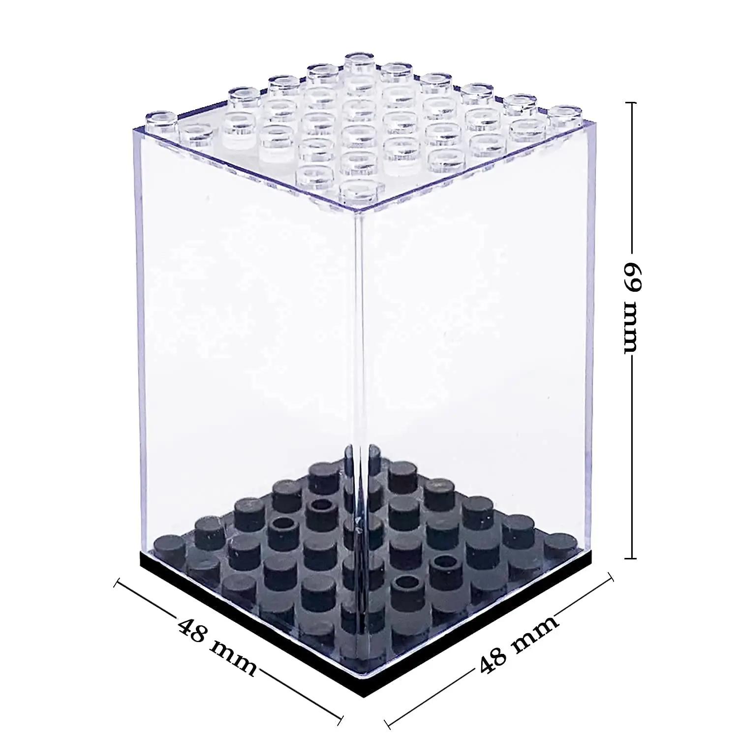 Dustproof Acrylic Display Container Box Dustproof Clear Case for Building Block Collections & Toy Models