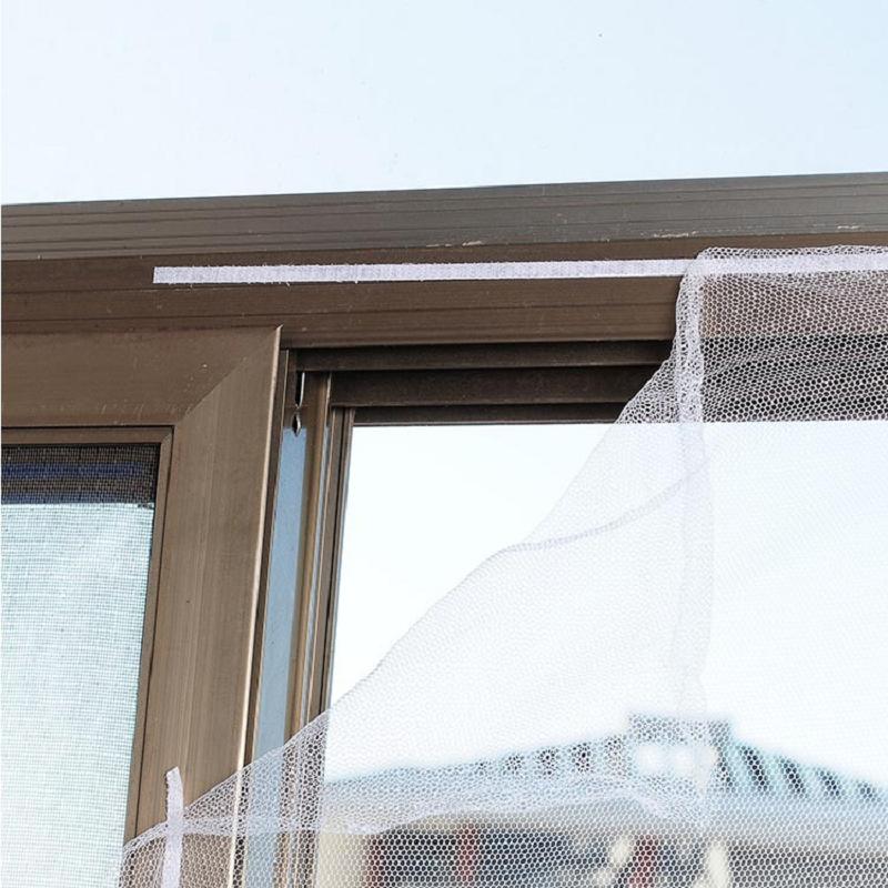 Hot Fly Mosquito Window Net Insect Mesh Window Screen Net Indoor Mesh Bug Mosquito Net Easy To Fit with Tape Home Textile  Mesh