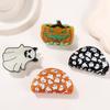 1Pc Halloween Glow-In-The-Dark Ghost Pumpkin Clip Cute Funny Hair Clip Shark Clip Women'S Hair Accessories