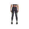 Under Armour Solid Logo Running Fitness Pants Women bottoms Black 1356182-590