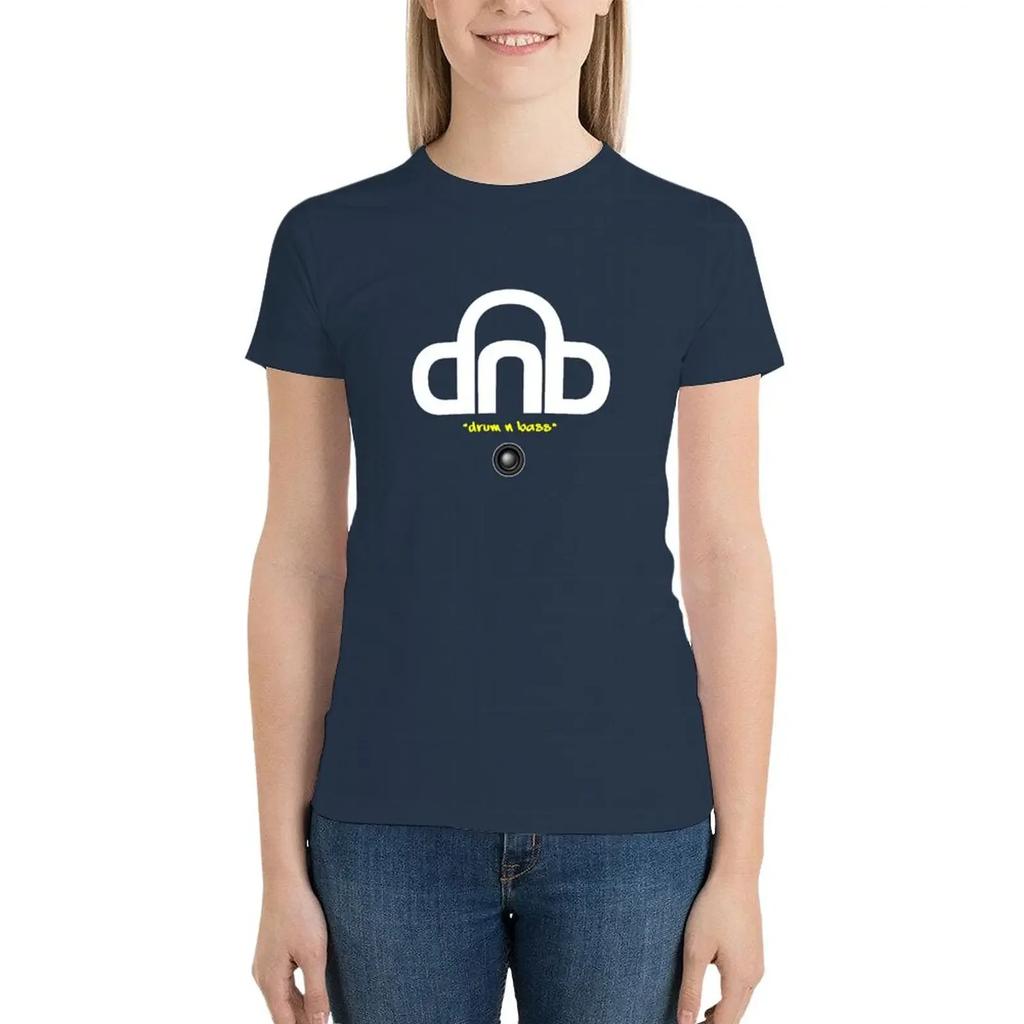 DNB (Drum N Bass) V2 T-Shirt Shirts Graphic Tees Aesthetic Clothing Korean Fashion T-shirts for Women