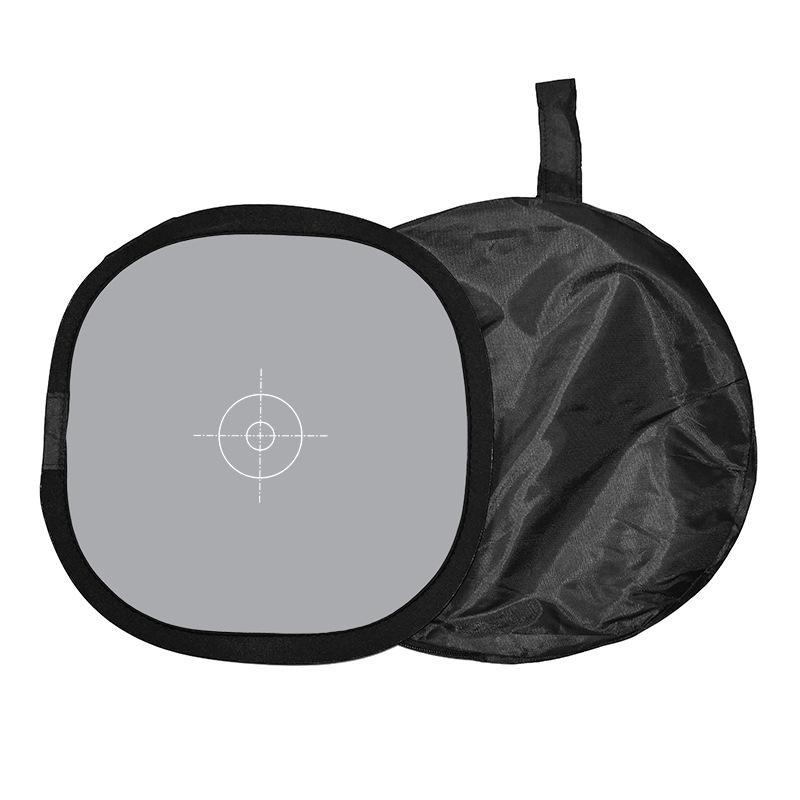 

Grey Card White Balance Card for Photography 18% Exposure Reflector Foldable Focus Board Double Sided with Carry Pouch 30X30CM чёрный