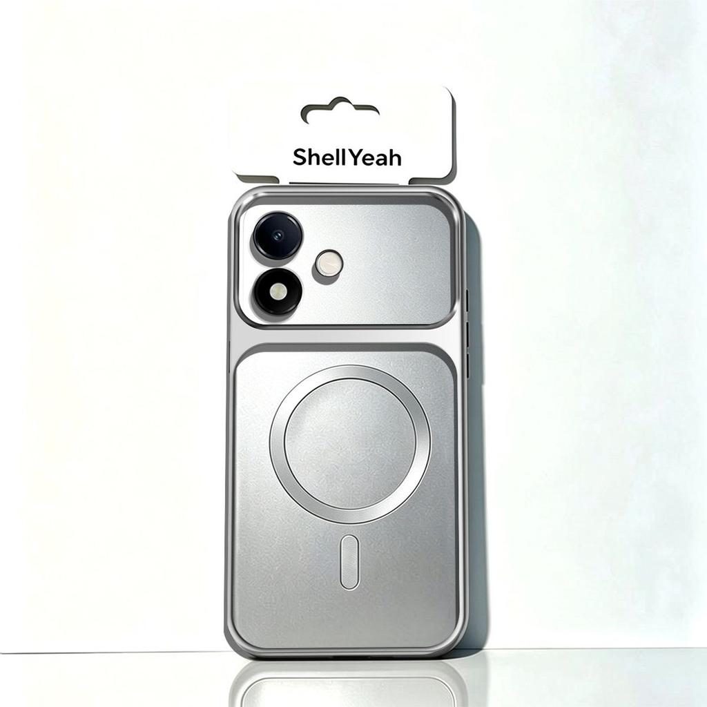 Casing for Xiaomi Redmi Note 17 5G 4G Magnetic Metallic Big Window Case