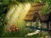 Diy Diamond Embroidery 5D Landscape Forest Hut Cross Stitch Riverside Path Round Diamond Painting Mosaic New Year Gift