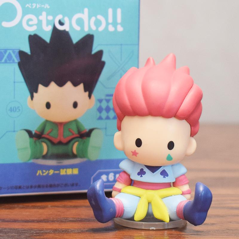Hunter Exam Candy Toys Figure  Killua Hisoka Illumi Candy Toys Mini Bean Eyes Experimental Chapter Action Figure Model Toys