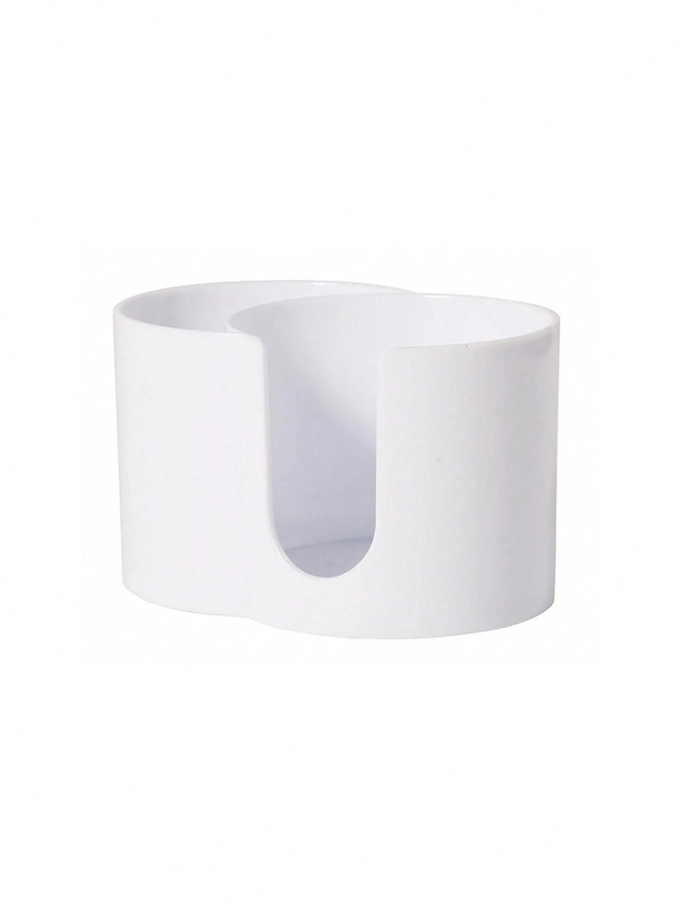 

2 в 1 акриловый контейнер для хранения баночек для ванной комнаты, органайзер для косметики, держатель для ватных дисков, коробка для ватных палочек, держатель для диспенсера, органайзер