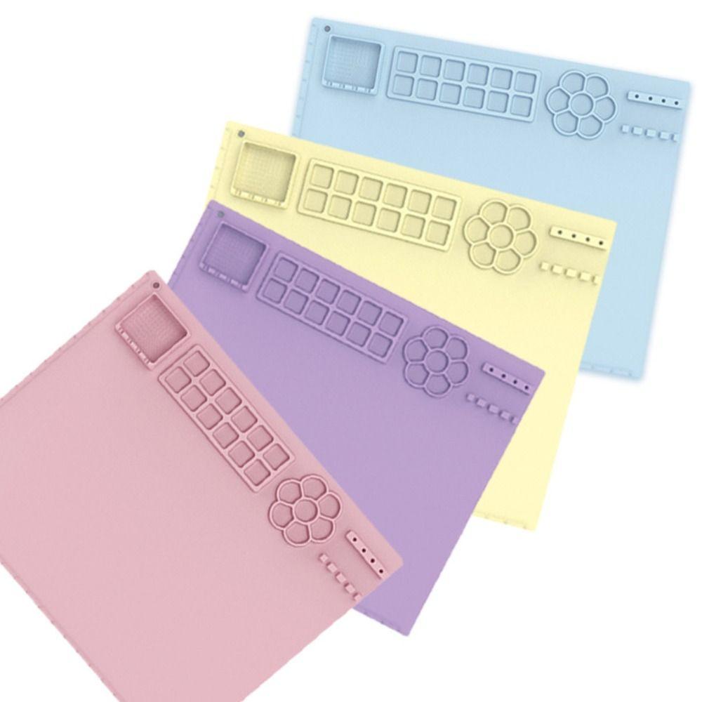 Silicone Art Silicone Craft Mat Non-Stick Graffiti Painting Mat  Clay Play Tools