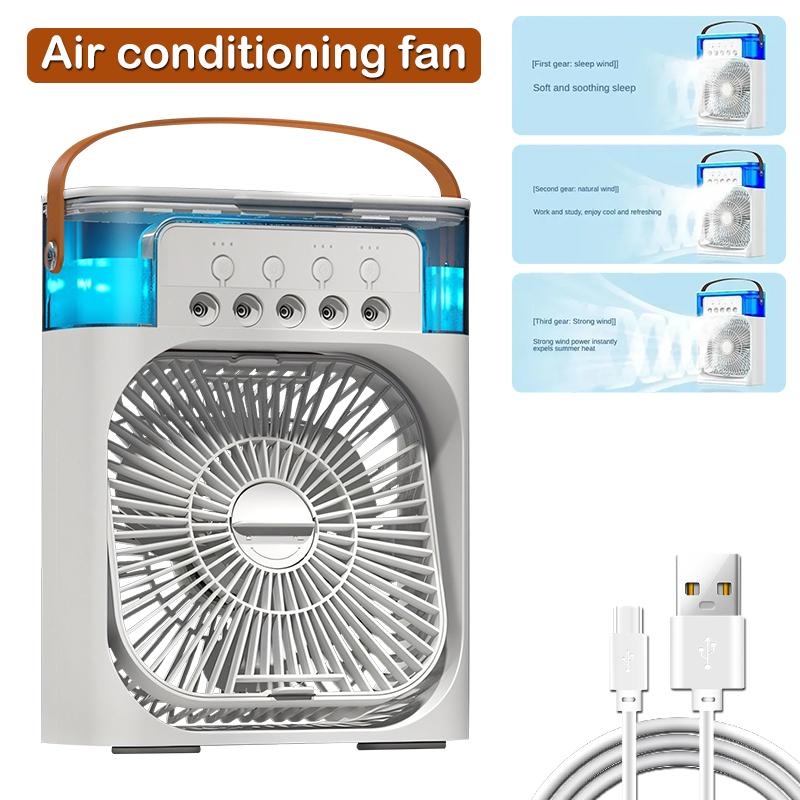 

Портативный увлажнитель воздуха, кондиционер, бытовой небольшой воздухоохладитель, гидроохлаждение, портативная регулировка воздуха для офиса, 3-скоростной вентилятор