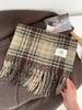 Korean atmosphere Mohair plaid plush scarf women's 1116 autumn and winter warm atmosphere couple scarf