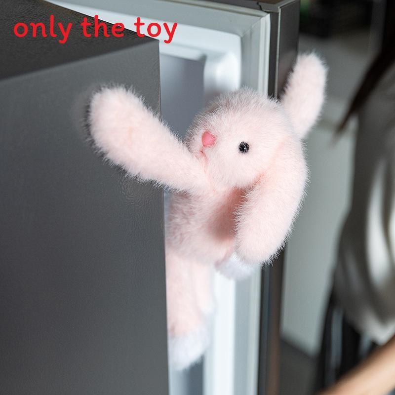 Cat Rabbit Cute Bear Magnetic Cartoon Plush Kid Toy For Desktop Decoration