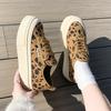 2025 Spring New Sports Women's Shoes Fashion Low Top Thick Bottom Casual Board Shoes Suede Round Head Strap Flat Shoes