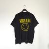 Nirvana T-Shirt Black Mens XXL Graphic Print Band Tee Classic Nirvana Face