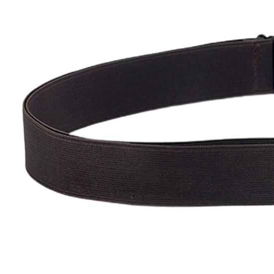 Women Belt Solid Color Stretch Adjustable Invisible Adjustable Lightweight Jeans Belt Fashion Accessory