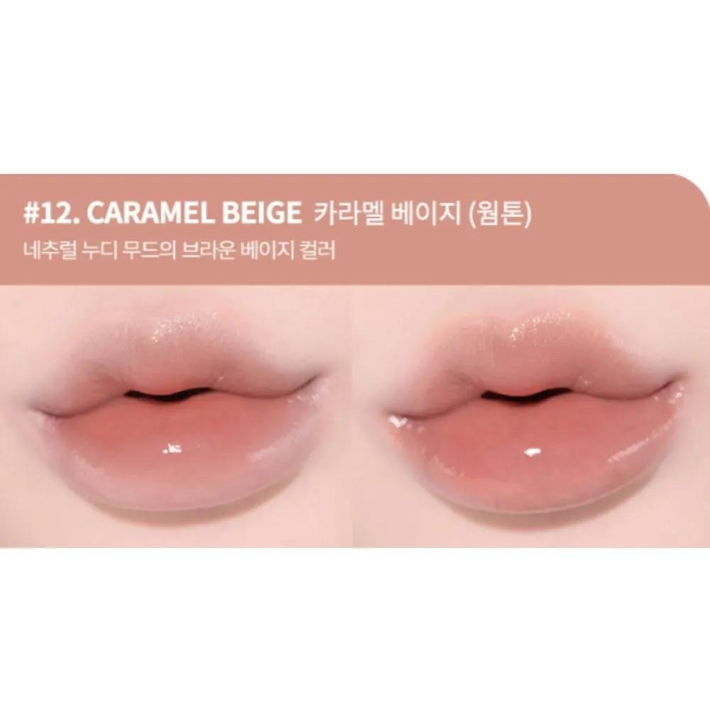 Heart Percent Dot-on Glow Tint Mauve + Caramel Beige