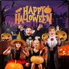 Scary Atmosphere Halloween Flag Trick Or Treat Happy Halloween Banner Multi-style   Home Decor