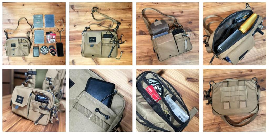 Linha Chest Pouch Gray SOP-05