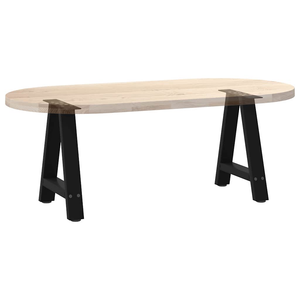 Vidaxl Nogi Do Stolika Kawowego, 2 Szt., Czarne, 50X(42-43) Cm, Stal