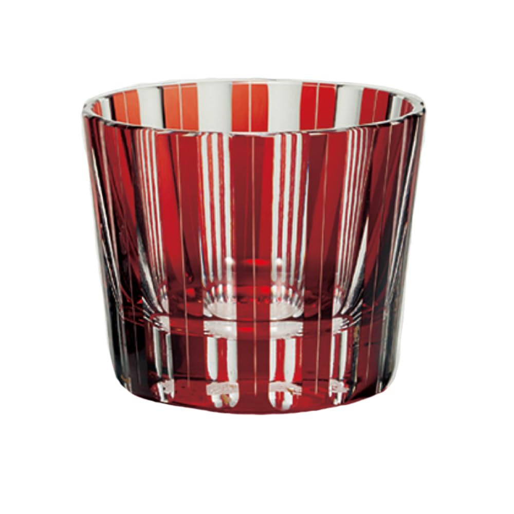 

NARUMI Glassworks Zodiac Red 120cc Холодный саке Подарок Прохладный шот, идеально подходящий в качестве подарка на 60-летие или другое особое (лошадь) Чашка, В коробке, GW6000-243. красный