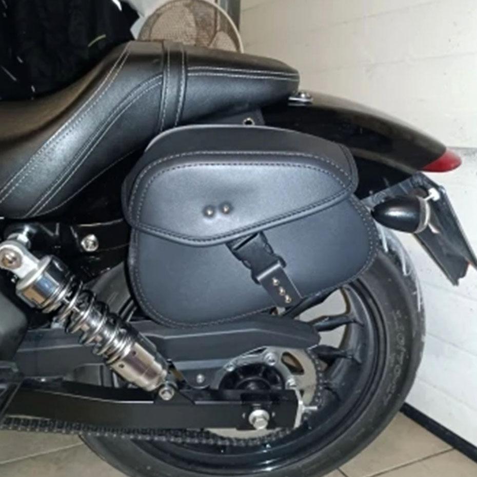 Universal Motorcycle Saddlebag Side Tool Luggage Storage Saddle Bags For Harley Honda Suzuki Yamaha
