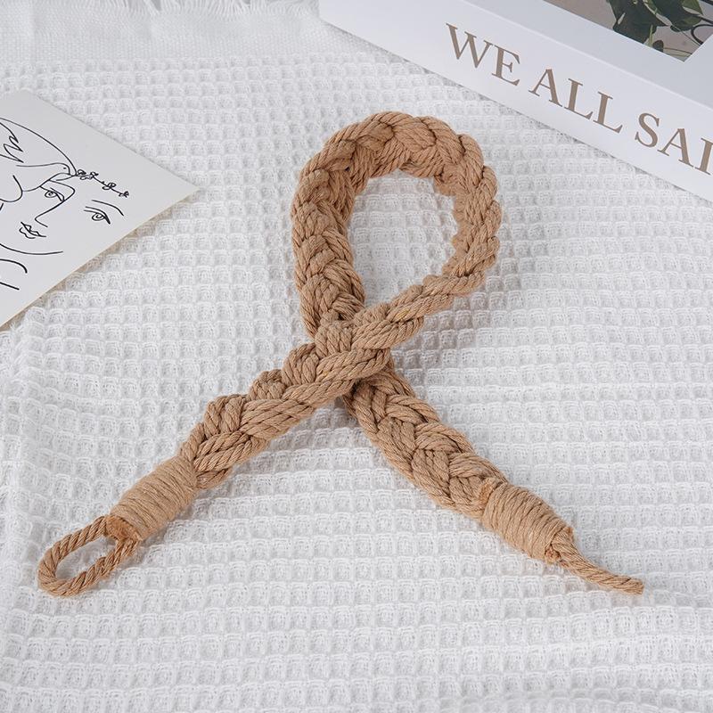 Handmade Braided Rope Curtain Tie Backs, Multiple Colors & Sizes Available, Suitable For Curtain Fixing
