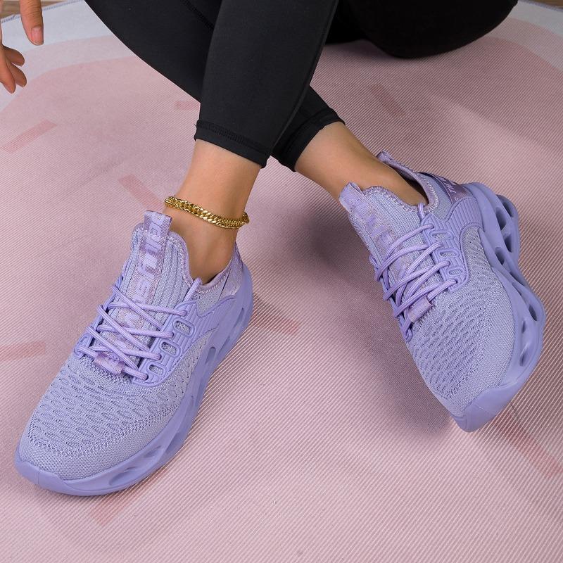Women's/Men's Sneakers Large Size Lightweight Sports Shoes Flyweave Fitness Jogging Shoes Outdoor Sports Shoes