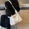 Sac à bandoulière PU monochrome pour femmes  grande capacité  sac décontracté  vente chaude  haute qualité  à la mode
