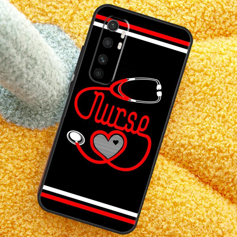 Cute Stethoscope Heart Case For Xiaomi 15 Ultra 14 13T 14T 15T 17 Pro Max  Cover For POCO X7 Pro X5 X6 F5 F6 F7 F8