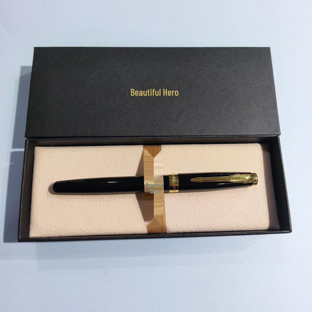 Hero 1502 Beaded Fountain Pen - Premium Metal Barrel, Ideal for Corporate Gifts & Office Meetings, Engravable.