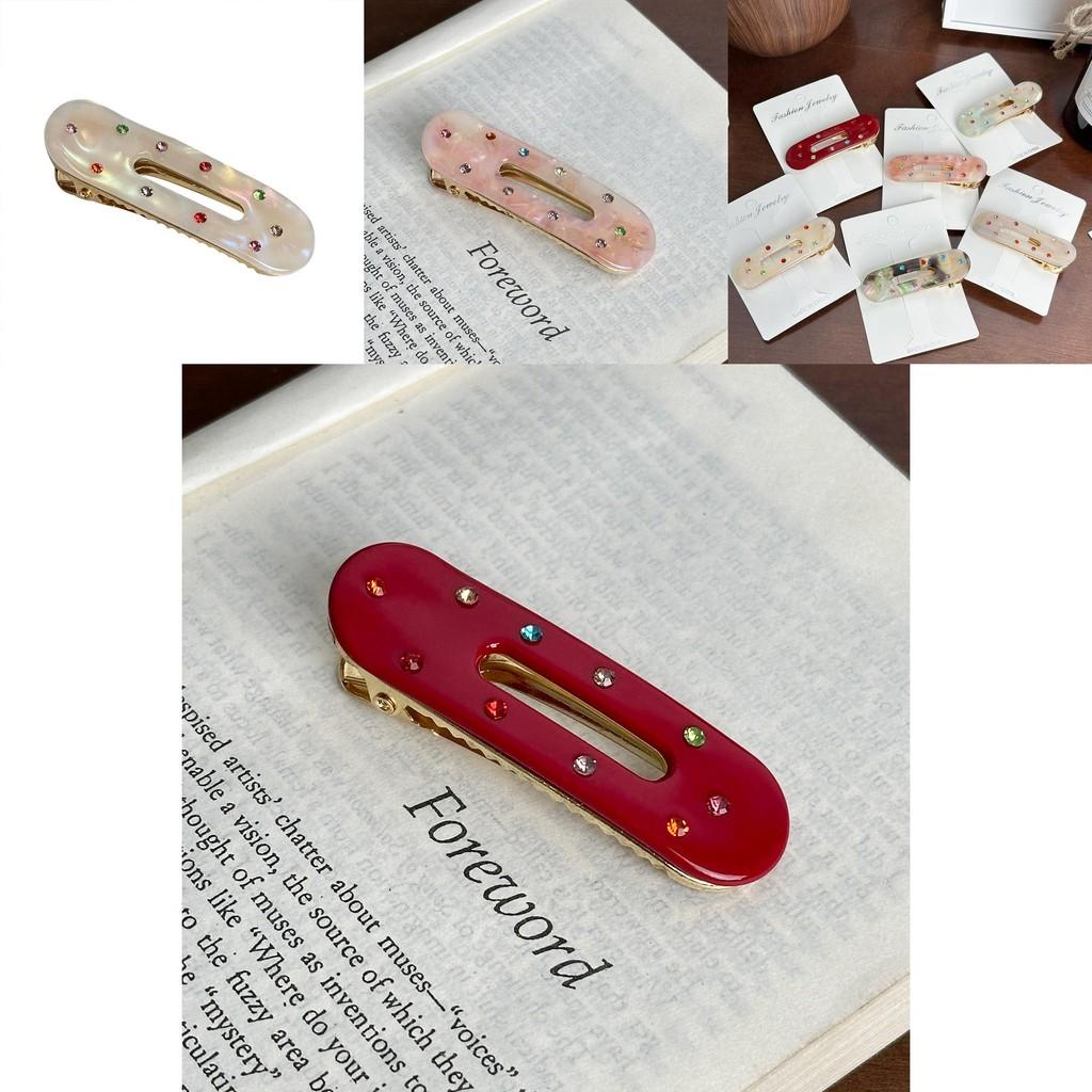 Stylish Oval Hair Claw With Dazzling Rhinestones Ideal For Everyday Fashion Accessories