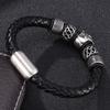 Fashion Classic Lion Head Buckle Leather Bracelet for Men Casual Punk Jewelry Gift